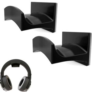 Twin PK Brainwavz Cradle Large 2PK Headphone Stand Holder, Universal Hanger NEW